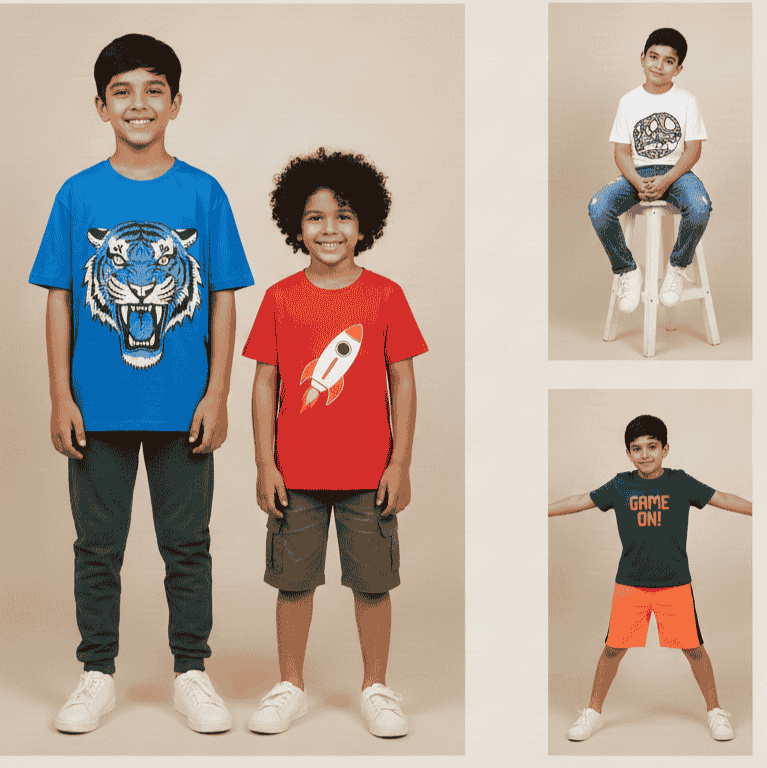 Home boys tshirt pant fabrrinity fashion